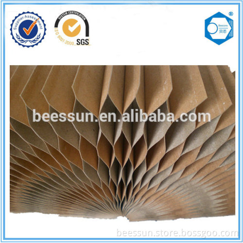 Furniture material paper honeycomb core